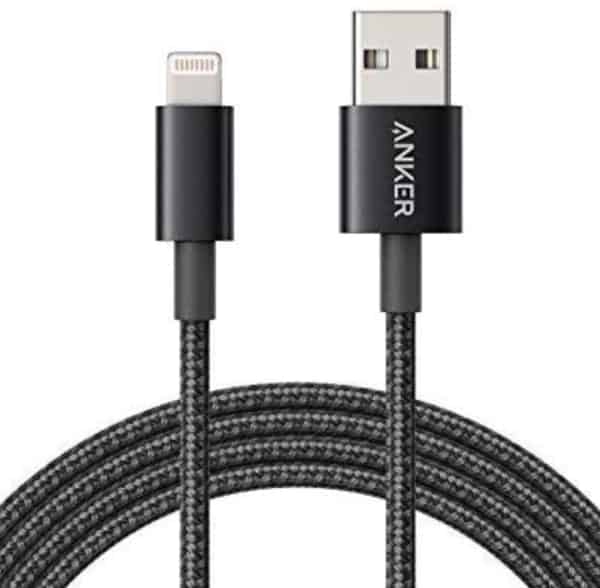 Anker double braided usb phone charging cable