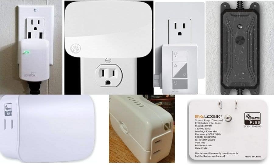 7 best smart plugs for dimmable lights Leviton GE lutron Honeywell z-wave wifi and zigbee