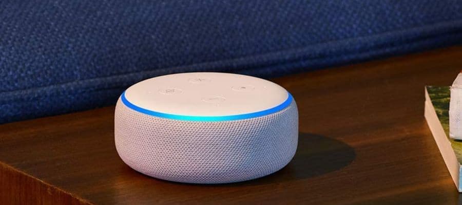 amazon echo dot smart home speaker device