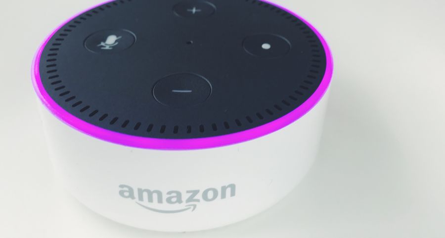 Amazon Alexa echo dot purple ring for do not disturb turned on activated