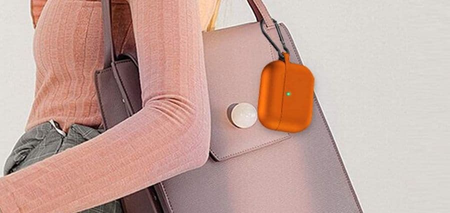 bright colored case Apple AirPods how to not lose