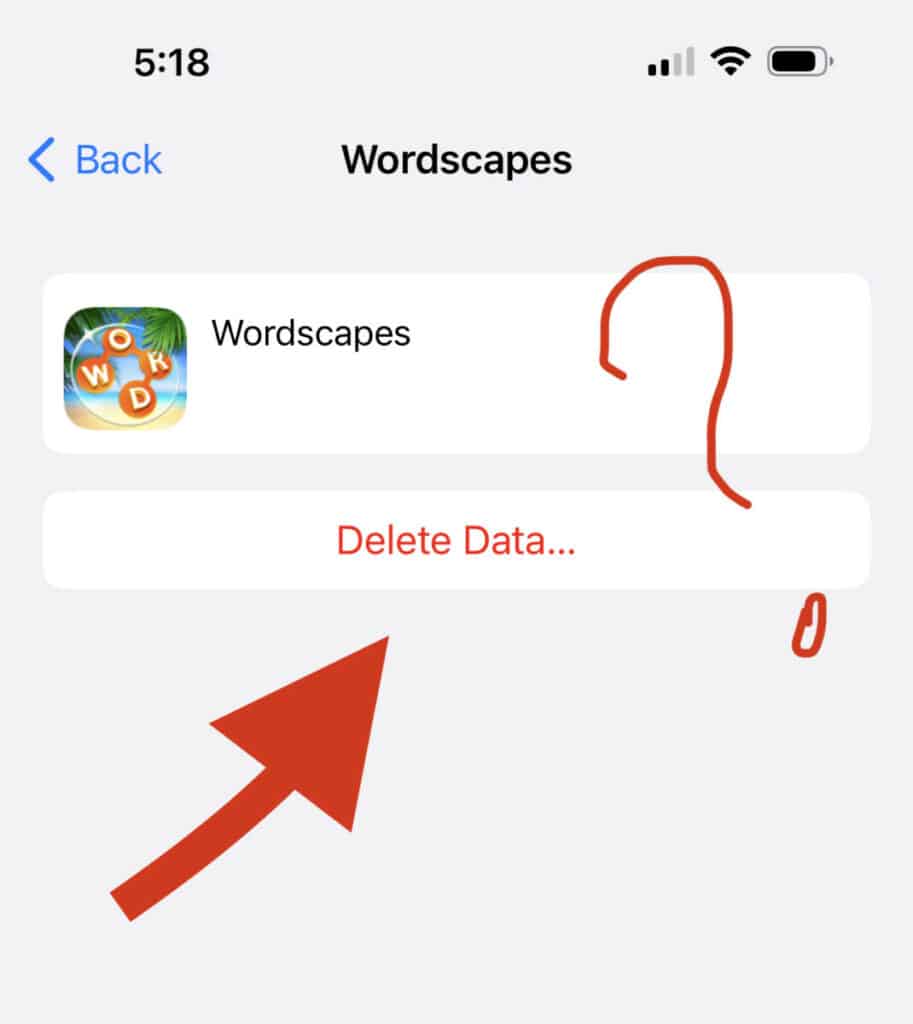 How to delete game data Game Center iPhone iCloud