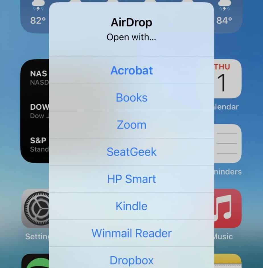 where do airdrop files photos go on iphone saved ios macOS