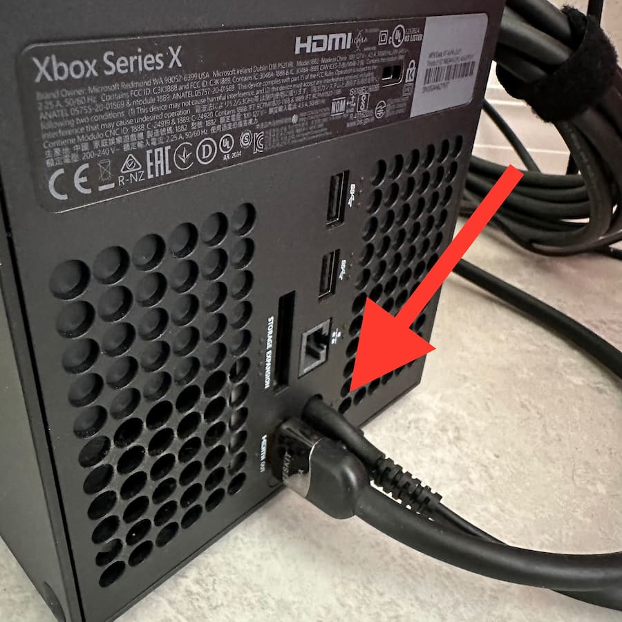 can xbox series x be plugged into surge protector power strip