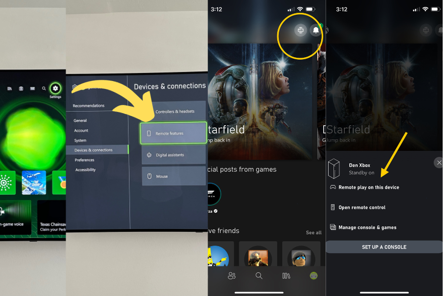 how to use airpods with xbox remote play while gaming on xbox series x or s