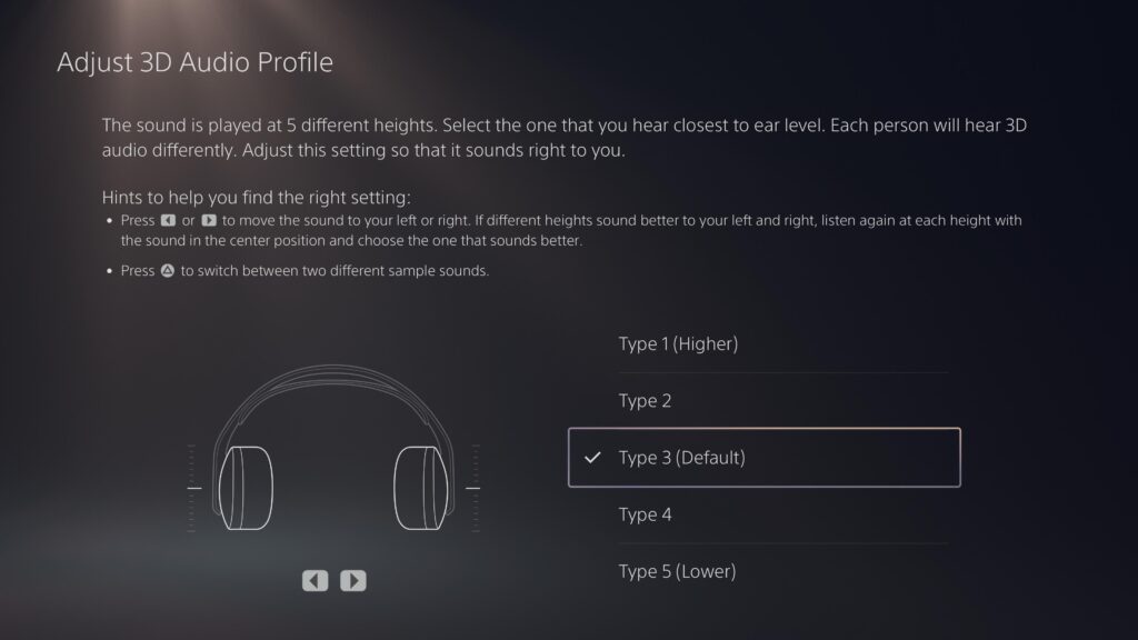 3d audio profile settings ps5 gizbuyer guide